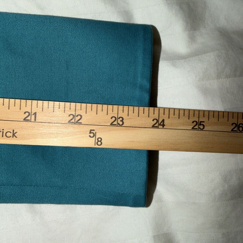 Pendleton Women's Turquoise Blazer Coat 2 Button Sz 8 Lighweight Summer Office - Picture 13 of 14
